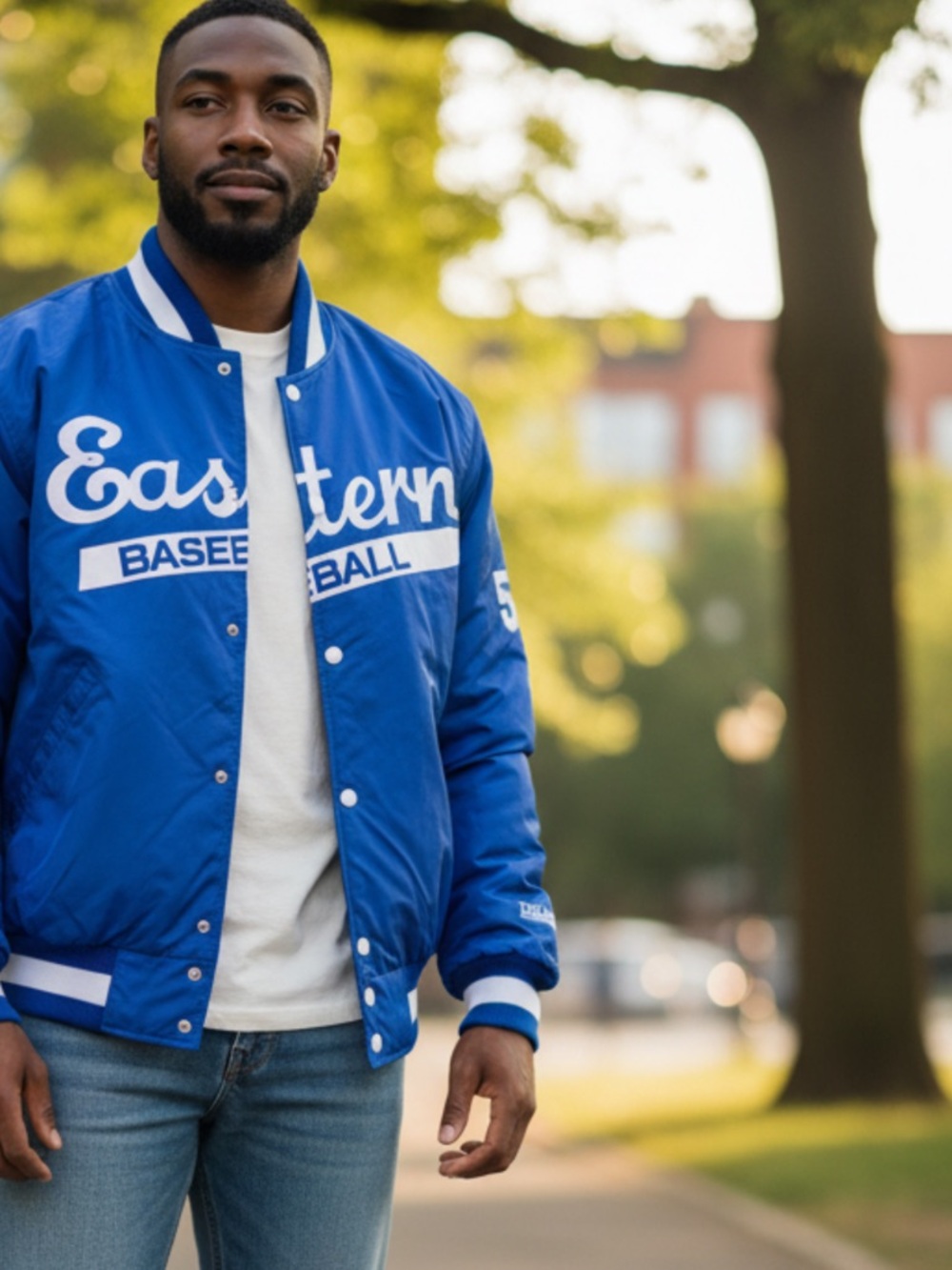 DE LONG  “Eastern Baseball” bomber jacket